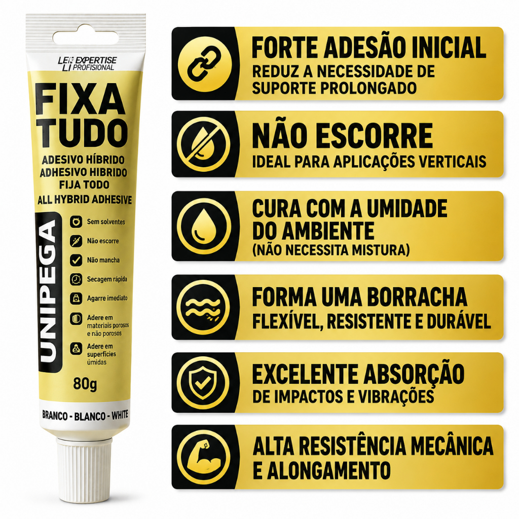 Cola Fixa Tudo 80 gramas  ORIGINAL Cola Até Debaixo D'água - ENVIO IMEDIATO