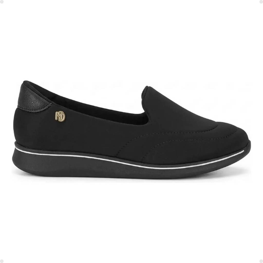 Tênis Feminino Modare Ultraconforto Slip On Casual Preto