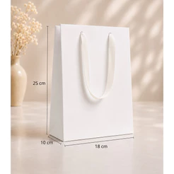 SACOLA PAPEL P 180g OFFSET 18x25x10cm 10 UNID.