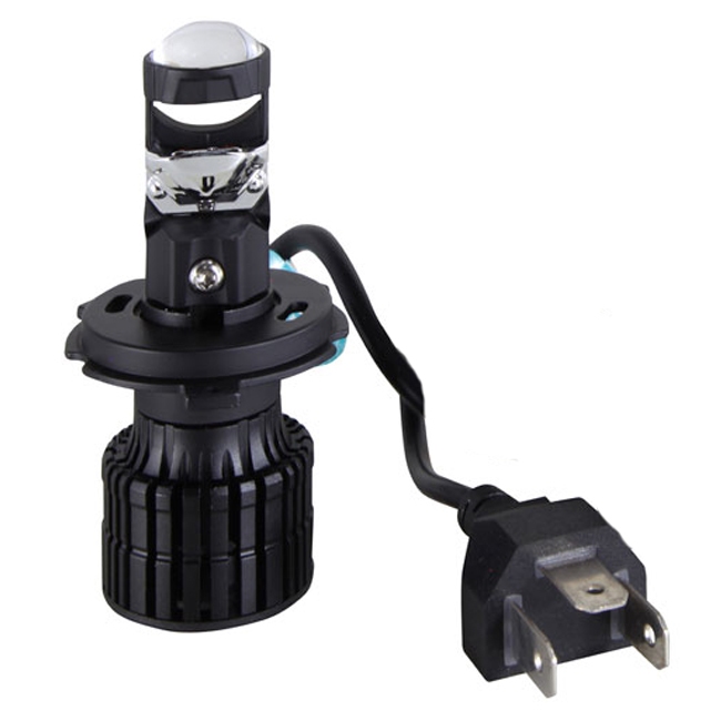Farol Led Lampada H4 Nano Projetor Canhão para Moto 5000lm · foto 2