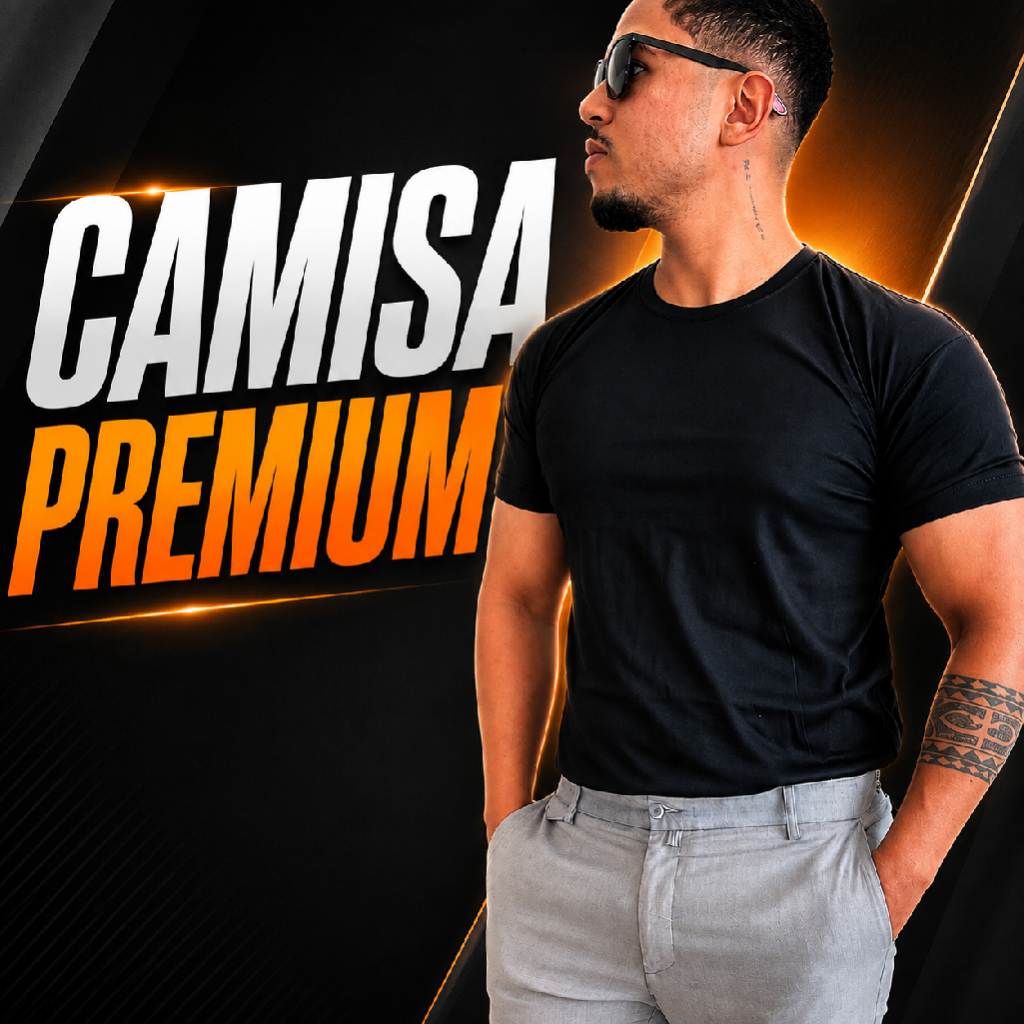 Camiseta Masculina Básica 100% Algodão Premium Lisa Gola Redonda Conforto Dia a Dia Trabalho
