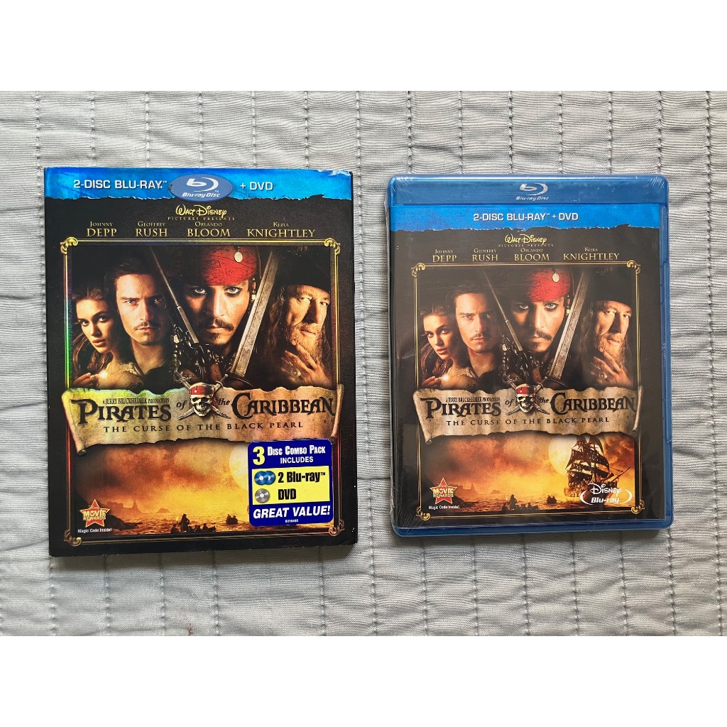 piratas do caribe (a maldição do pérola negra) bluray duplo novo lacrado