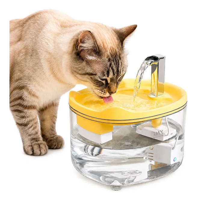 Bebedouro Água Para Gatos E Cães 1,5l-anti-cálculo-portátil