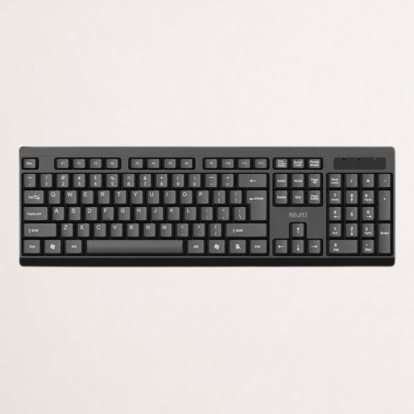 Teclado Sem Fio Multilaser TC607 Wireless 2.4GHz ABNT2 USB