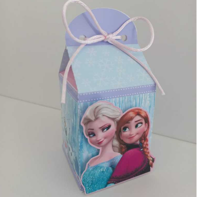 Kit Festa Personalizado Frozen: Caixas Temáticas e Lembrancinhas para Aniversário Infantil