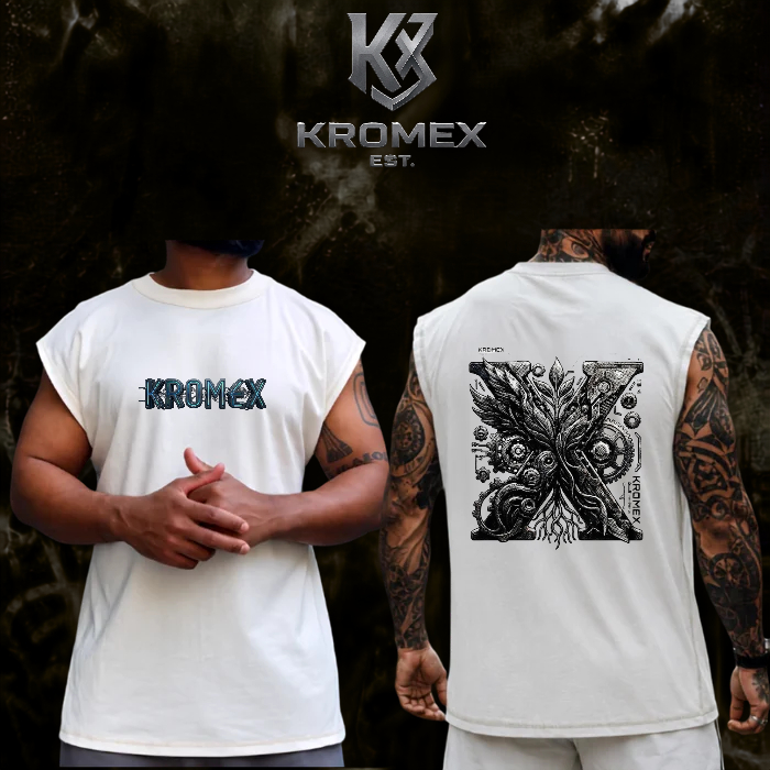 Camiseta Regata Oversized Masculina Premium Streetwear Academia Suedine 220g Confortável
