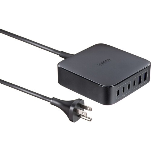 UGREEN Nexode 200W Desktop Charger 6 Portas | 4 USB-C + 2 USB-A | Carregador de Mesa de Alta Potência