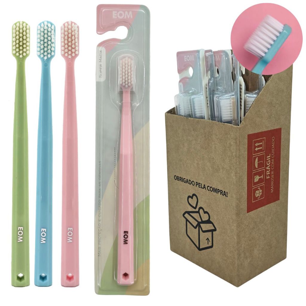 Pack 12 Escovas Dentais Ultra Macias Soft Care