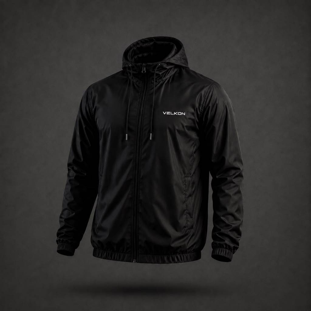 Jaqueta Corta Vento Masculina Plus Size Impermeável VELKON - Tamanhos G1, G2, G3, G4