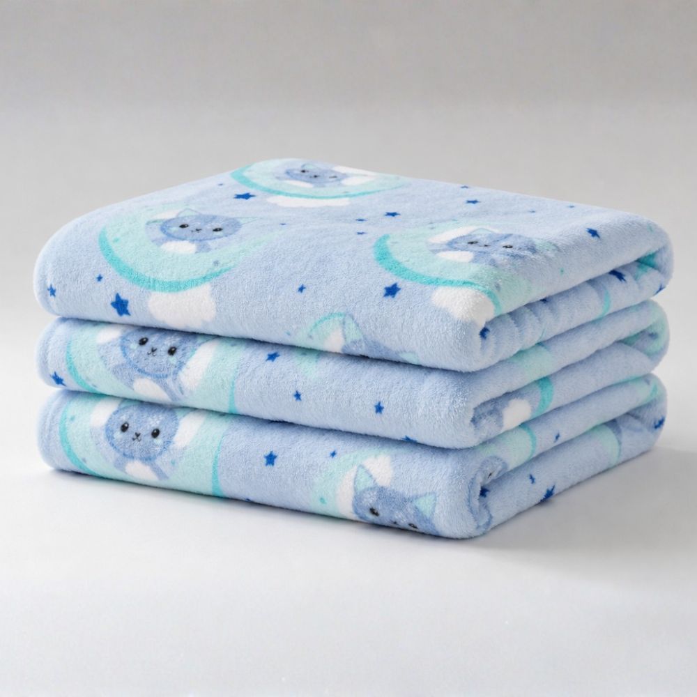 Manta Cobertor para Bebê Fofinho, Ideal para Enxoval Berço e Saída Maternidade Coberta Leve e Quente