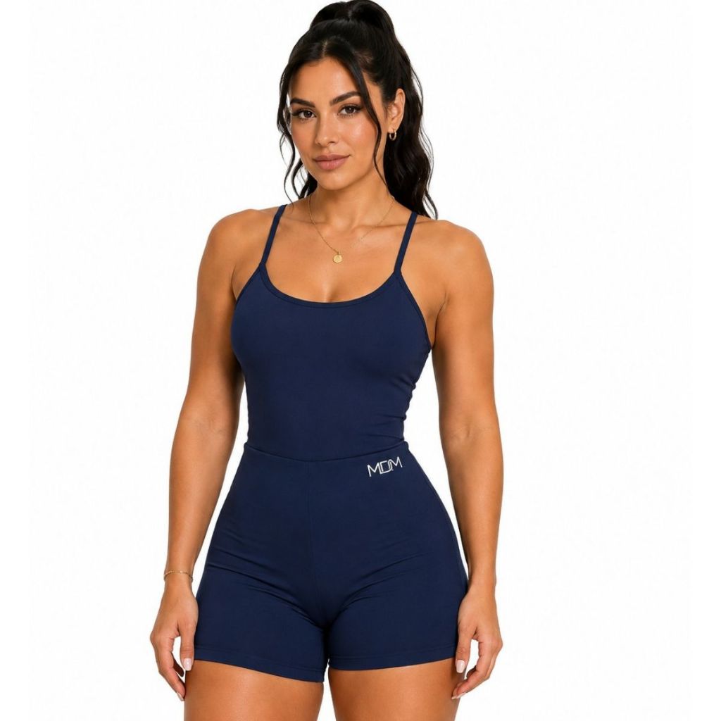 Macaquinho Feminino Fitness Zero Transparência Liso Academia Treino Alta Elasticidade Confortável