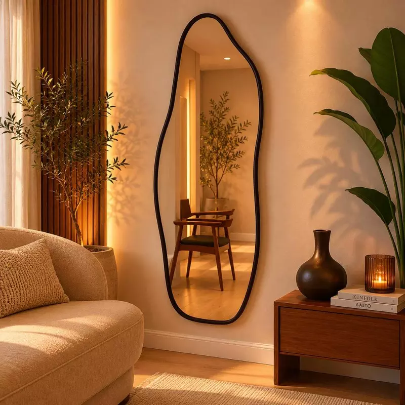 Espelho Flame: Estilo e Elegância! ✨
