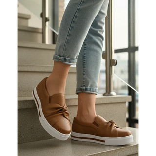 Tênis Slip On com Nó Dk Use Shoes Costura Reforçada Calce Fácil