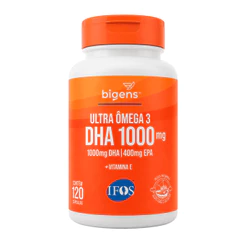 Ultra Ômega 3 Dha 1000mg, Epa 400mg Certificado IFOS® 120 Cápsulas Bigens