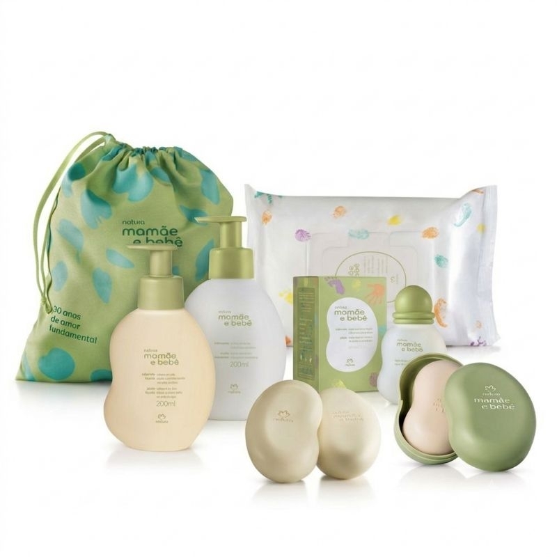 Kit Mamãe e Bebê com Saboneteira