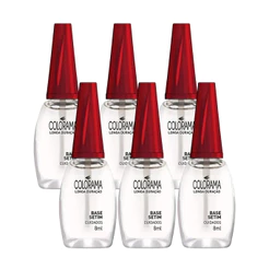 Kit 6un Esmalte Colorama Cuidado Base Setim 8ml