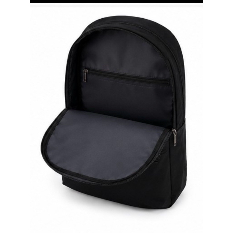 Mochila Preta X Sports Chenson Original Unissex Escolar Trabalho Faculdade Com Zíper — imagem 2 de 2