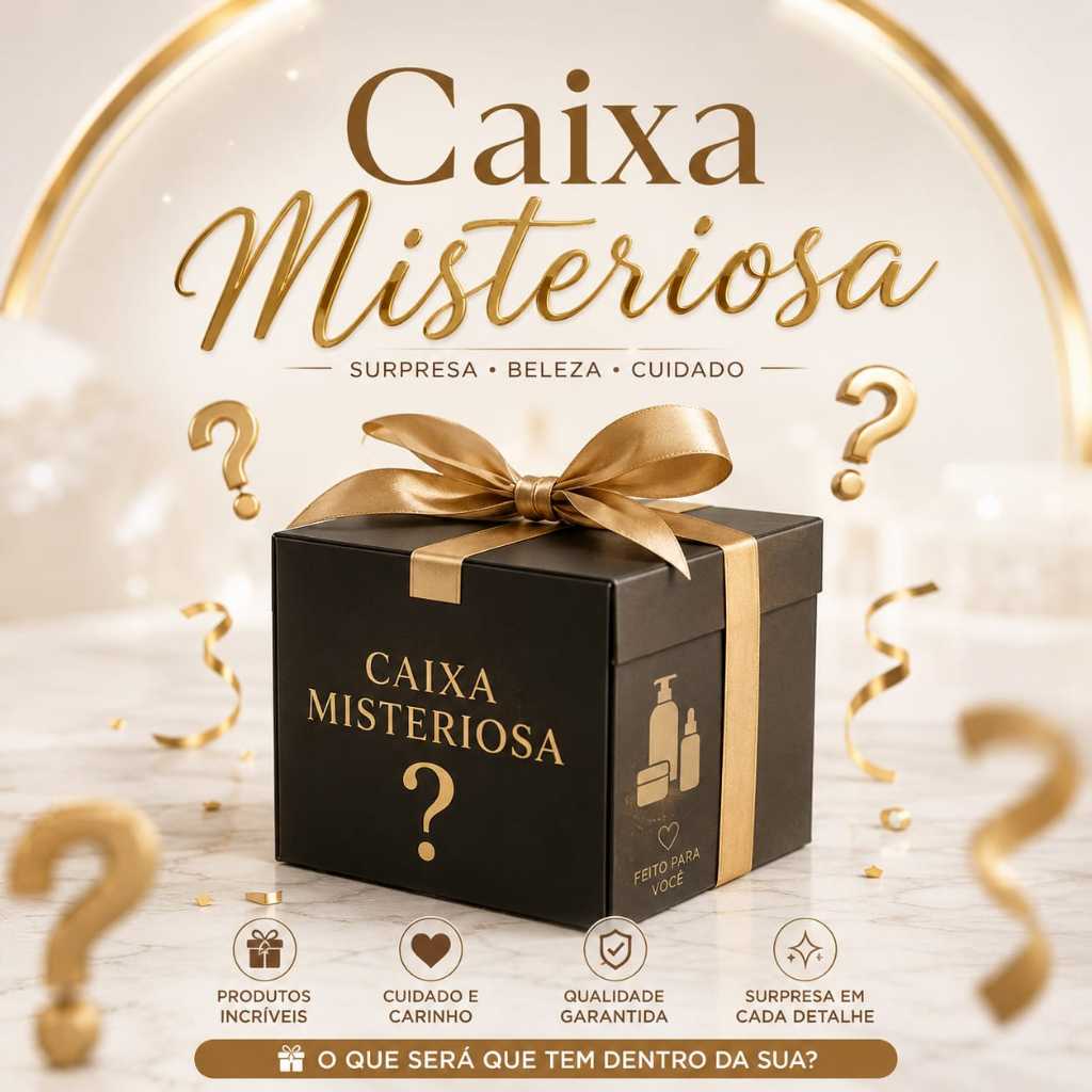 Caixa Misteriosa - Produtos Cosméticos - Beleza Capilar