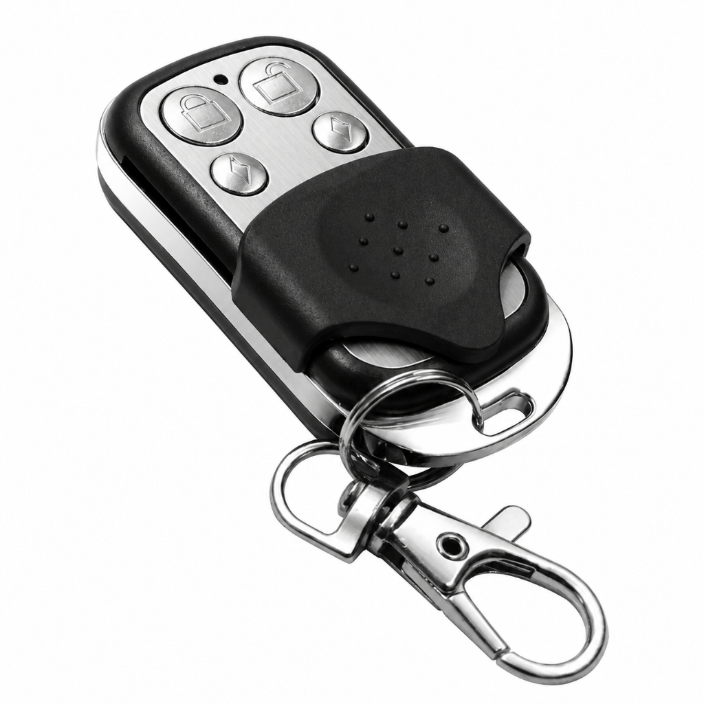 Controle Remoto Universal para Portão Elétrico Eletrônico Garagem com Chaveiro 433mhz 4 Botões