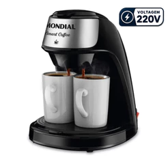 Cafeteira Elétrica Mondial Smart Coffe Preto/Inox 220V 500W - C-42-2X-BI