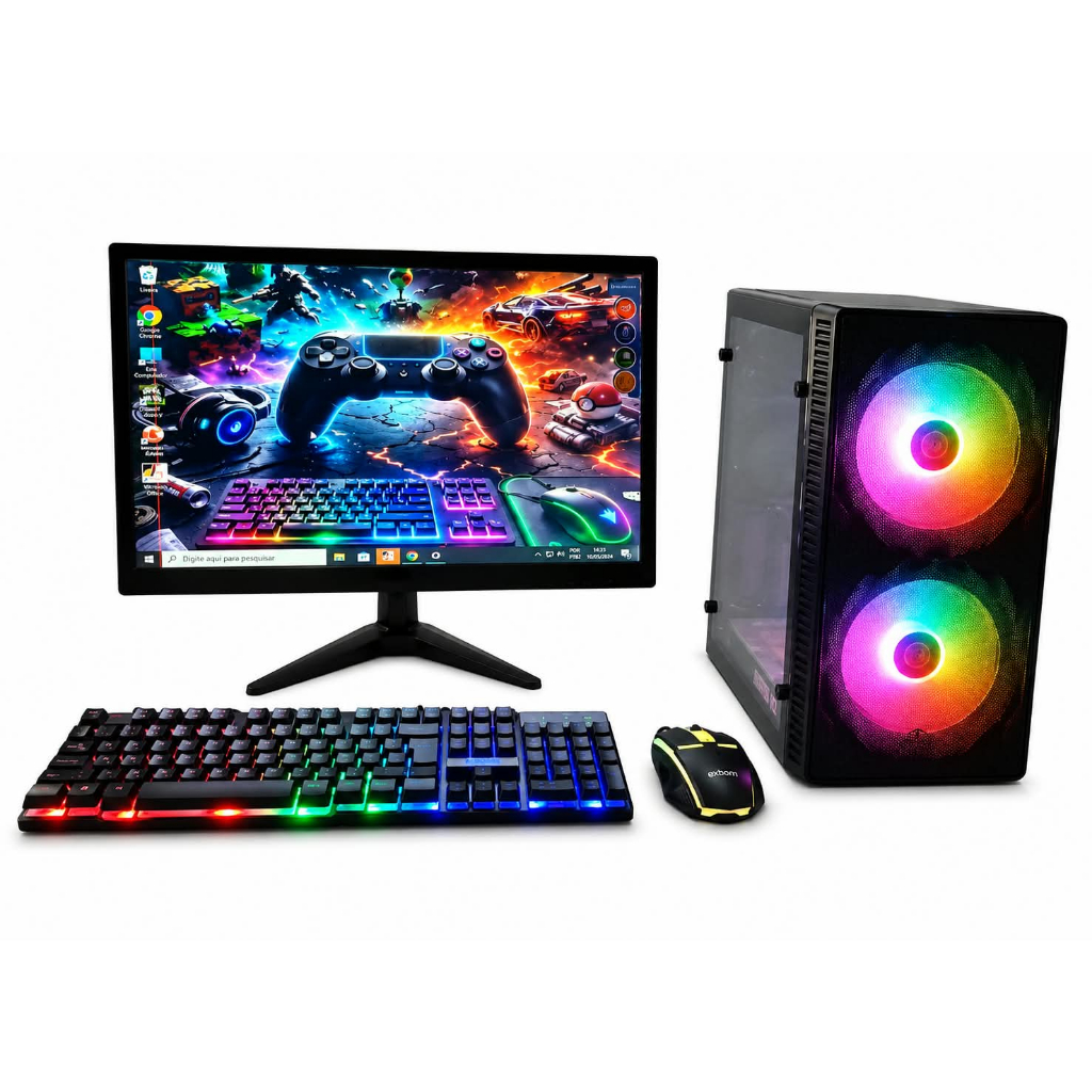 COMPUTADOR COMPLETO -  Gamer, DUAL CORE,  I3, I5 e I7  Para trabalho, estudo e jogos - Escolha seu modelo pela variação.