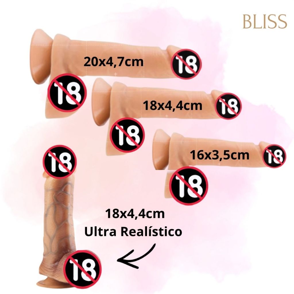 Pênis Borracha Macio Realístico Prótese Silicone Realística Maciça Dildo Consolo Pinto Grosso