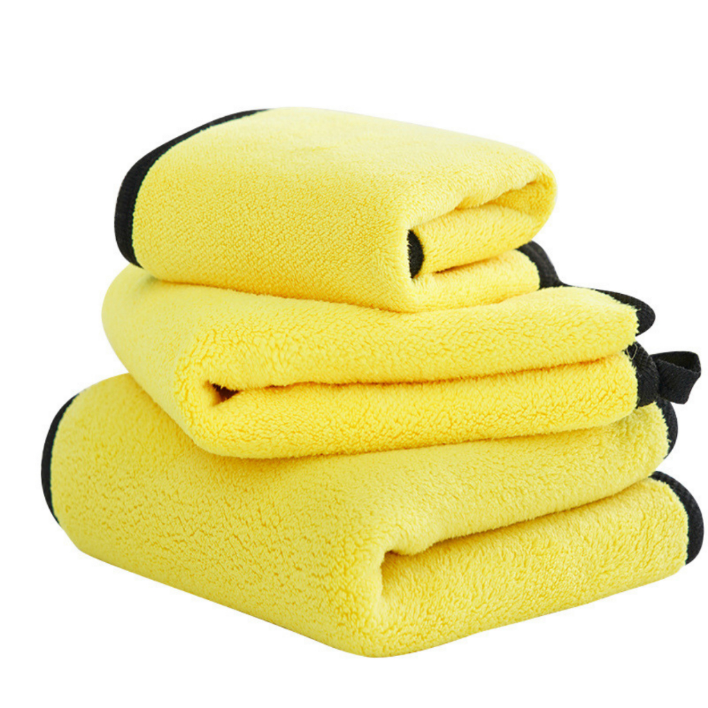 Kit 3 Panos Microfibra 30x30cm Limpeza Automotiva Alta Absorção Não Risca