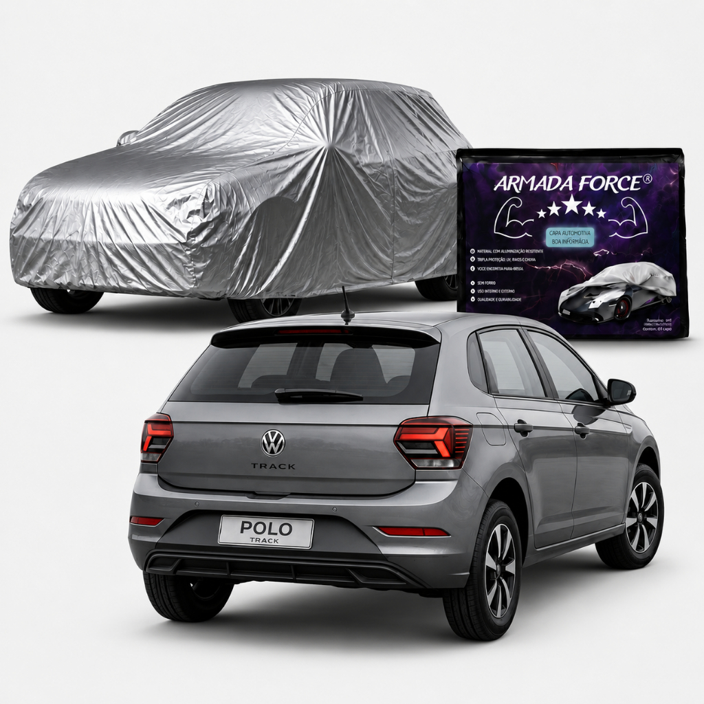 Capa Carro POLO TRACK 100% Impermeável Com Forro & Sem Forro - Proteção UV