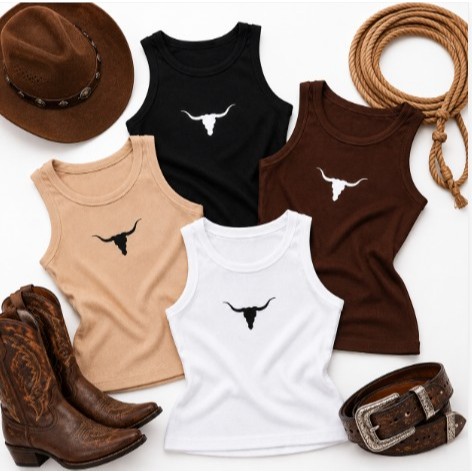 Regata Country Feminina Blusa Ribana Premium Estilo Boiadeira Cowboy Cowgirl Rodeio Cavalgada Western Agro Longhorn