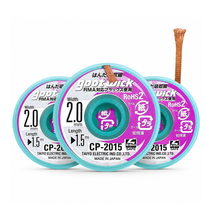 Fita Malha De Solda Dessoldadora 2.0mm 1,5m Profissional