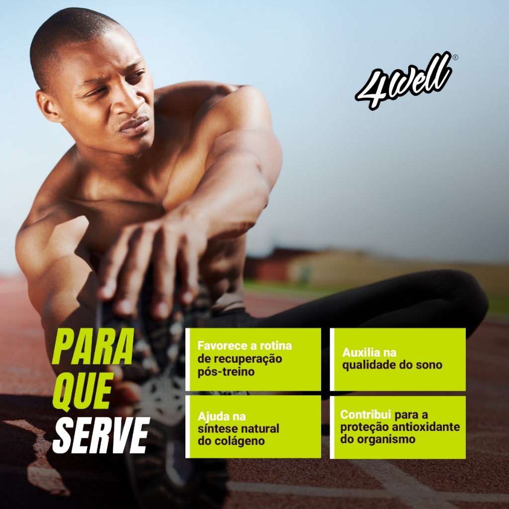 Glicina 4Well 500g Suplemento em Pó 100% Pura Sem Sabor Sem Glúten Sem Lactose Vegano · foto 2