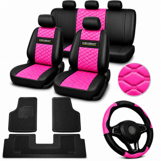 kit Capa Banco De Couro Automotivo Carro Chevrolet Corsa Celta Prisma Onix Classic + Capa…