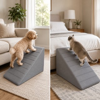 Rampinha Escadinha Escada Para Pet Cachorro Gato Animais De Estimação Ração Golden Brinqu…