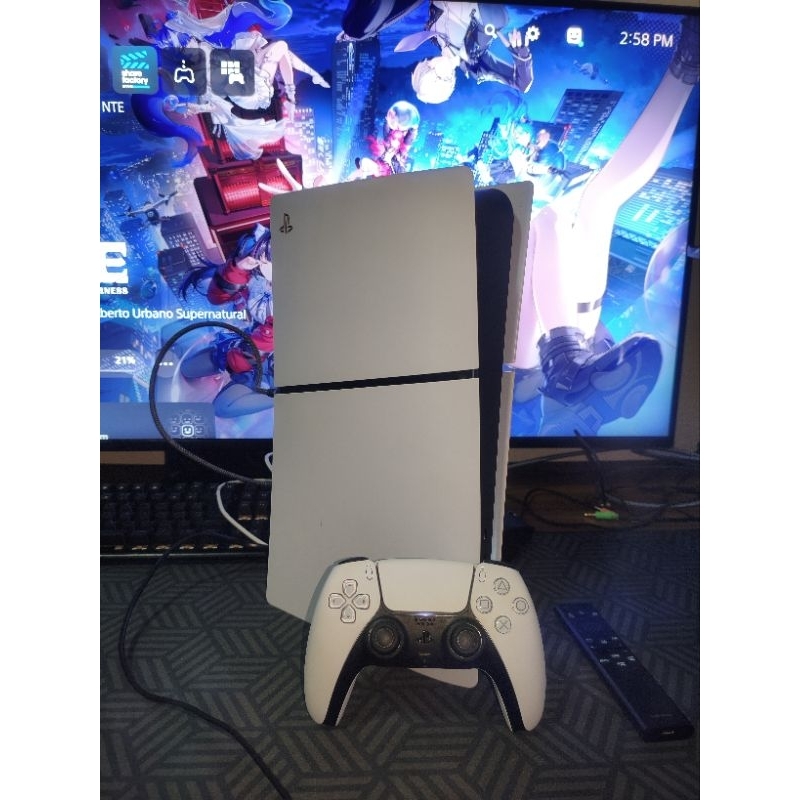 USADO - Console 5 slim ou fat  1 controle