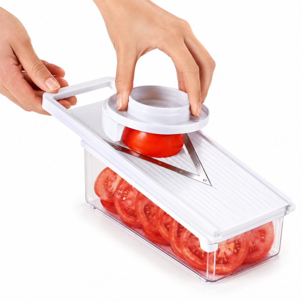 Fatiador De Tomate Com Regulagem De Espessura Cebola Legumes — imagem 2 de 2