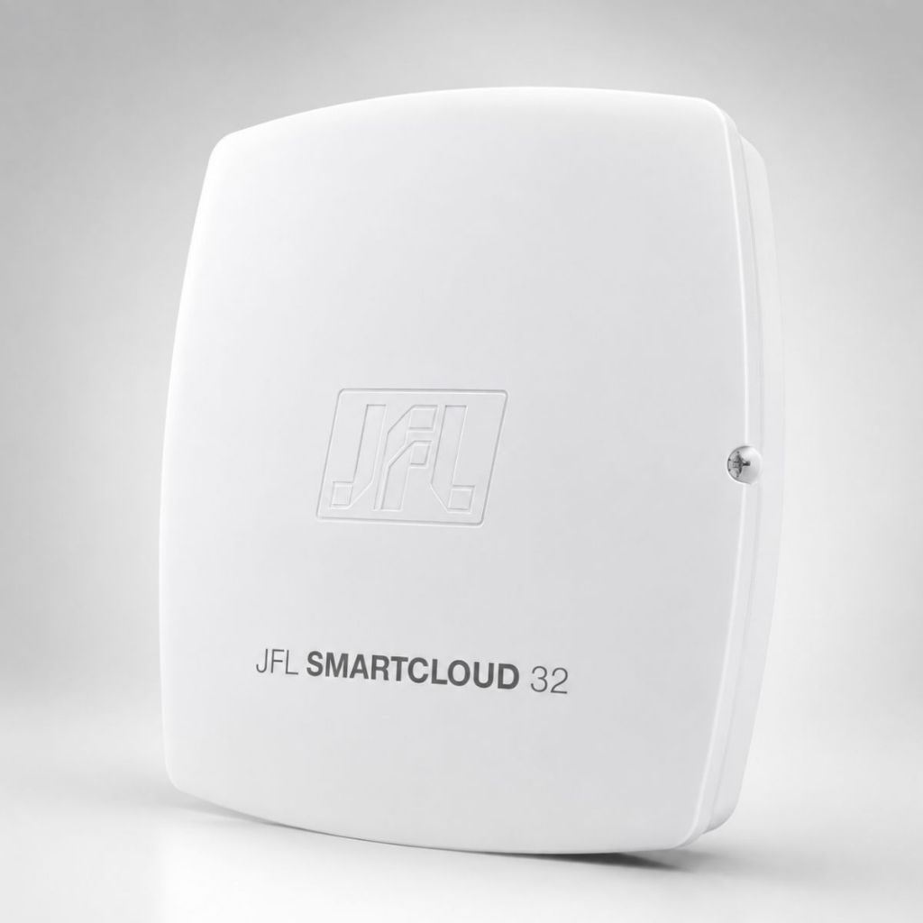 Central de alarme até 32 zonas SmartCloud 32 JFL Plug&Play com Wi-Fi Ethernet e Bluetooth integrados