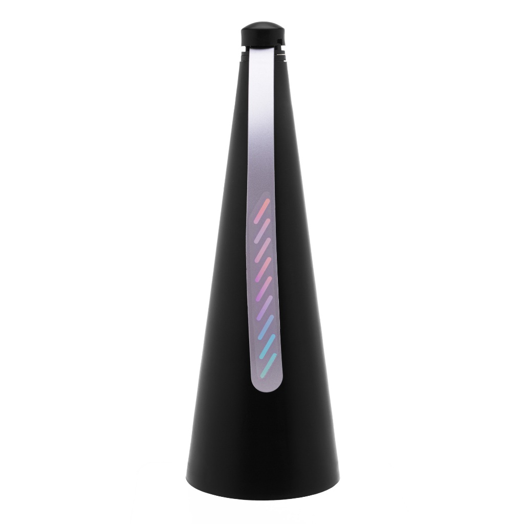 Ventilador Repelente de Mesa 25cm Preto Plástico Lyor para Afastar Insetos Mosquitos Uso Casa Escritório Quarto Cozinha
