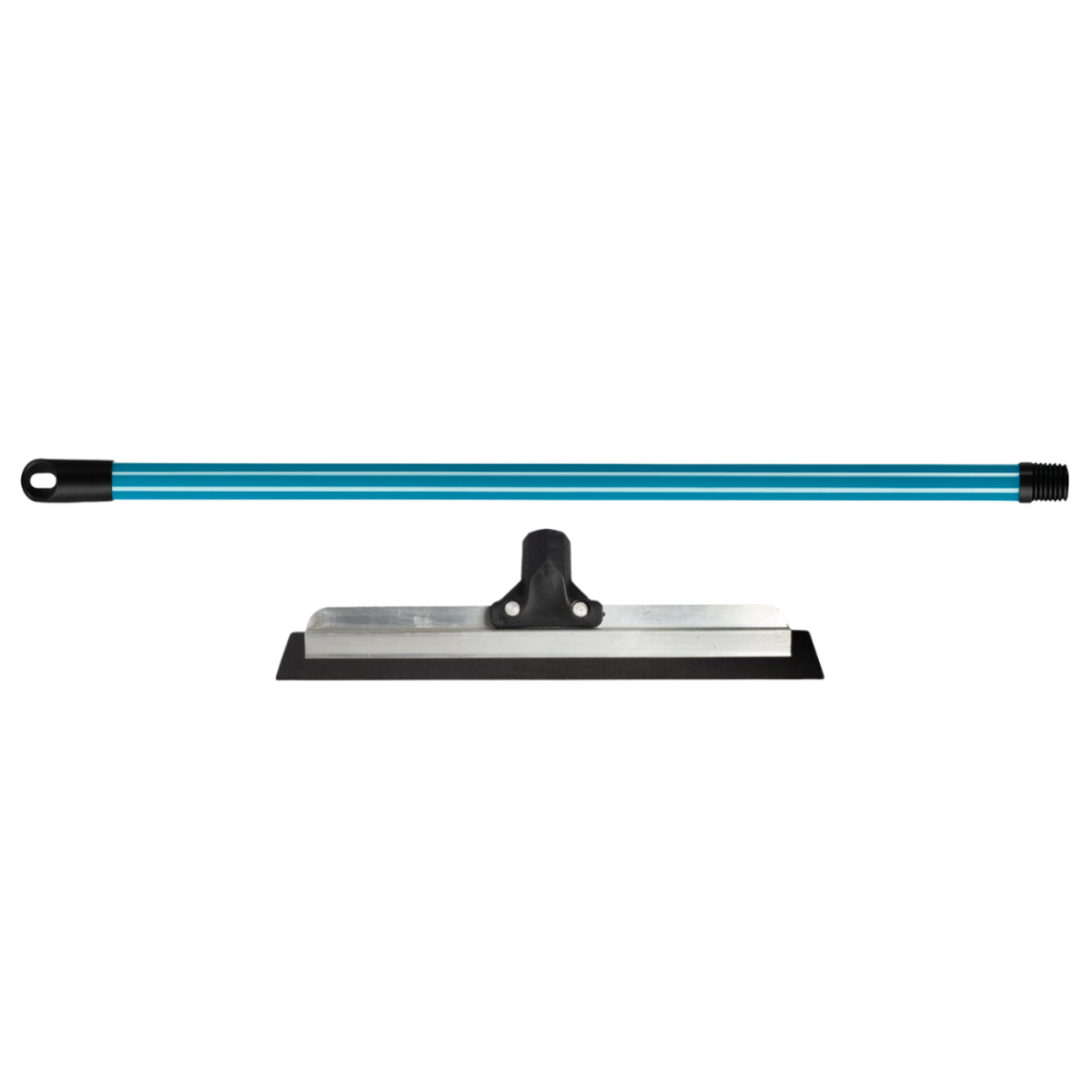 1 Rodo Alumínio 30cm EVA Simples com Cabo Leve Resistente Puxa Água Rápido Ideal Limpeza Doméstica