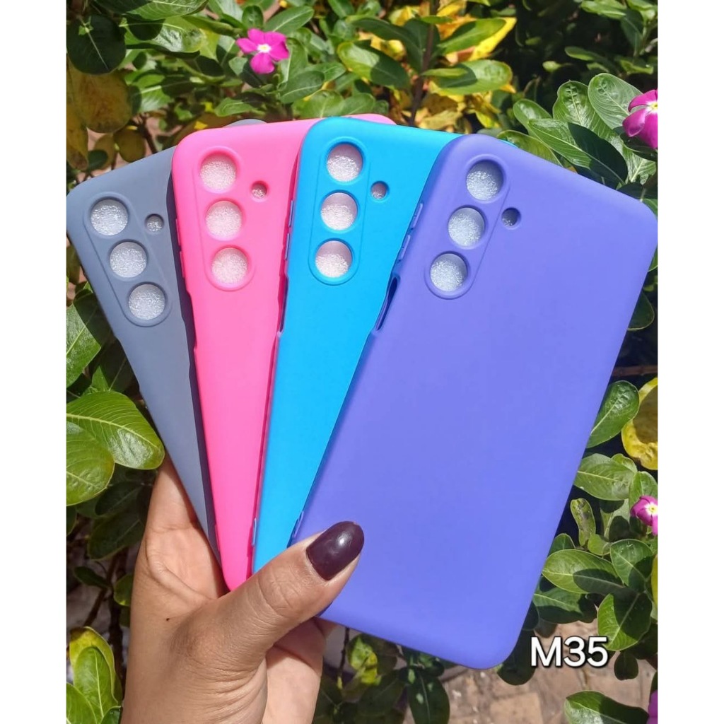 Kit 5 ou 3 Peças Capa Capinha Silicone Aveludado Cor Aleatória Proteção Excelente Qualidade Para SAMSUNG GALAXY