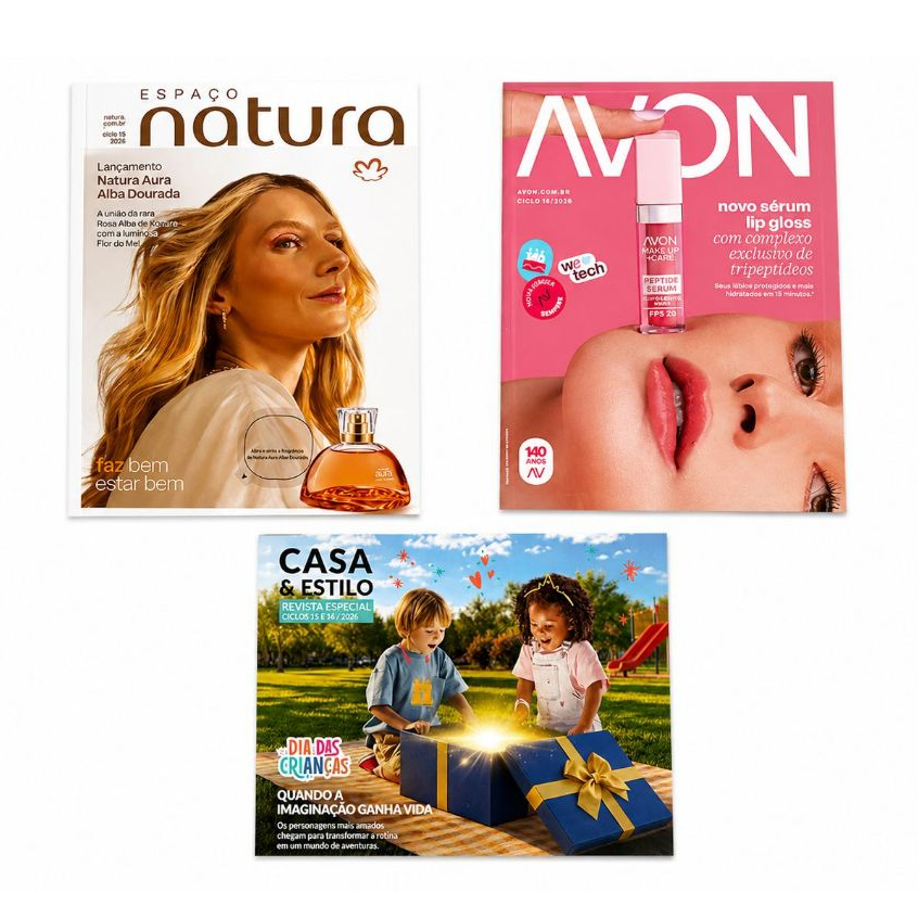 Revistas 2026 - Natura, Avon, Casa & Estilo | CICLOS Á ESCOLHER | Revista Consultora