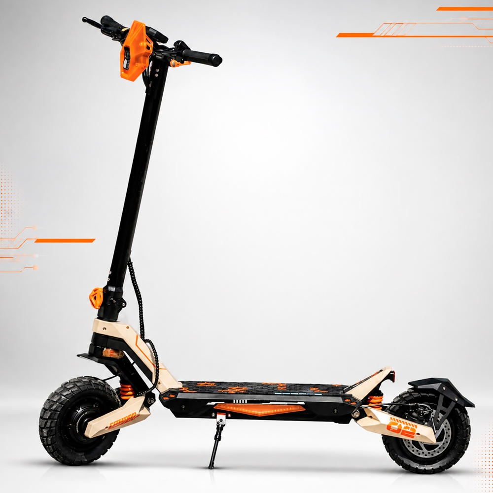 Patinete Elétrico Off-Road 800w Scooter Elétrica Dobravel Até 40km/h Bateria 48V Suspensão Dupla
