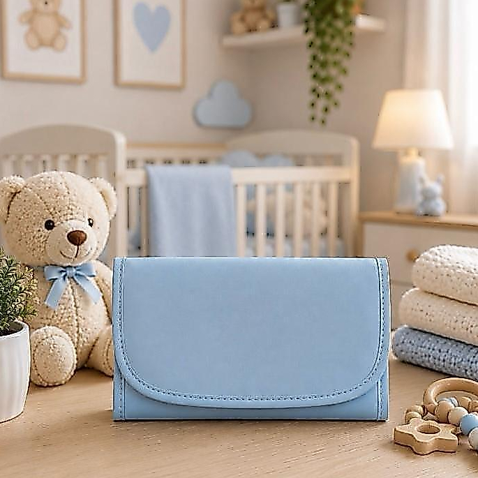 Trocador de Fraldas portátil impermeável acolchoado e prático para bebê    BIGKITS