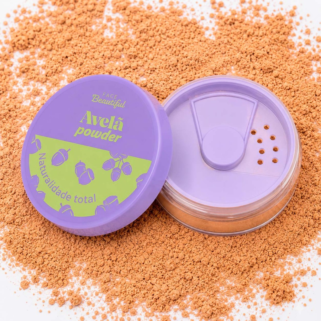 Pó Facial Solto Finalizador Avelã Powder by Face Beautiful — imagem 2 de 2