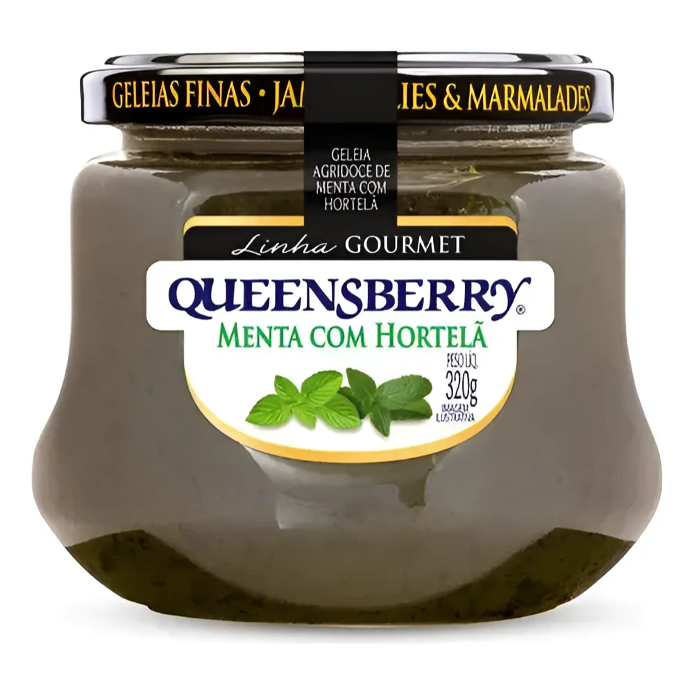 Geleia de Menta com Hortelã Agridoce Queensberry Gourmet 320g