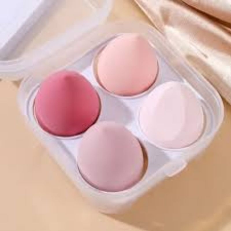 kit 4 Esponjas de maquiagem