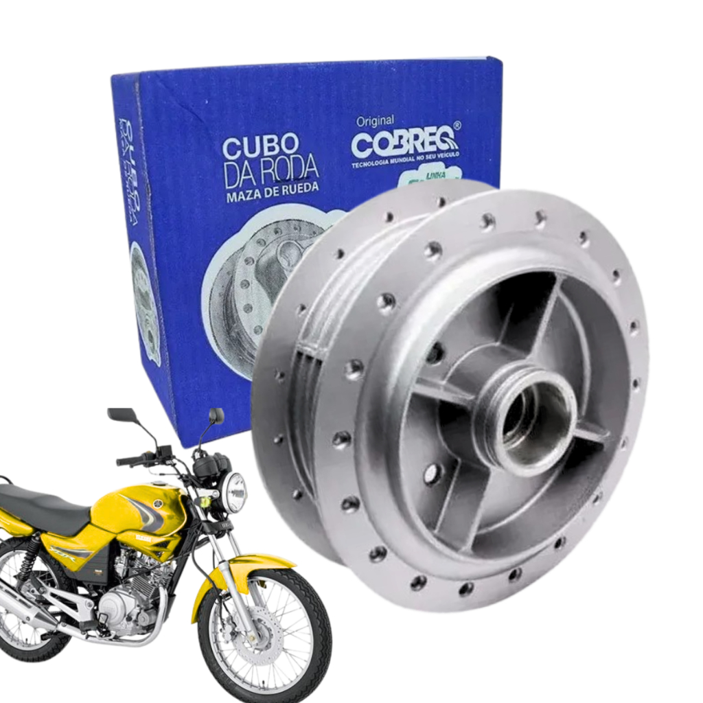 Cubo Roda Traseiro Yamaha Ybr 125 2000 a 2008 RD 125 1987 a 1988 RD 135 1987 a 1999 Original Cobreq