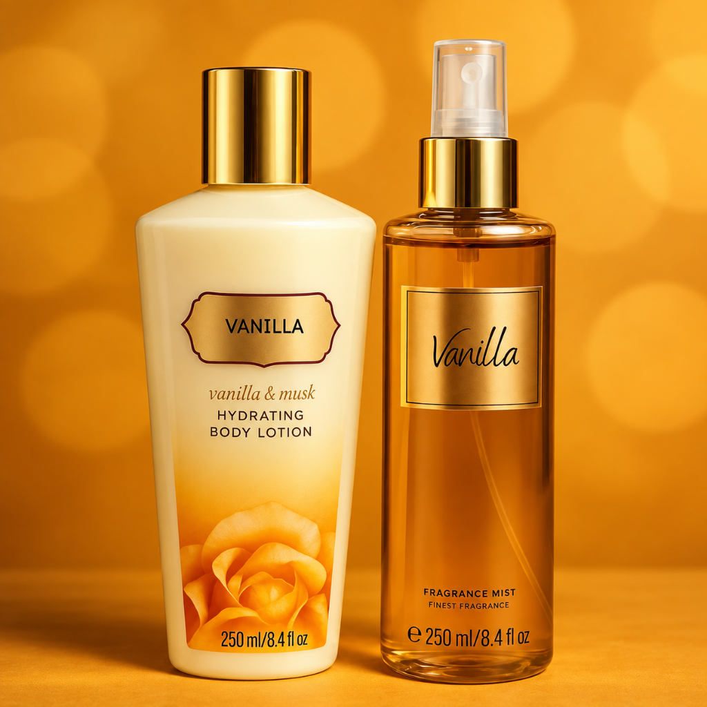 Kit Bare Vanilla Body Splash + Hidratante 250ml