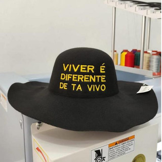 Chapeu Cata Ovo Bordado Personalizado com Frases.
