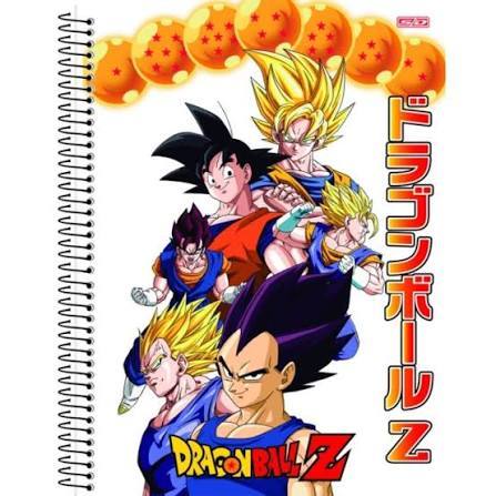 CADERNO UNIVERSITÁRIO GRANDE 10 MATÉRIAS 160 FOLHAS CAPA DURA DRAGON BALL - SÃO DOMINGOS - UNITÁRIO E SORTIDO · foto 2