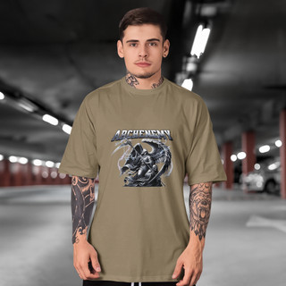 Camisetas Masculina archenemy 1 100% Algodão Gola Redonda Fio 30.1 moda 2026